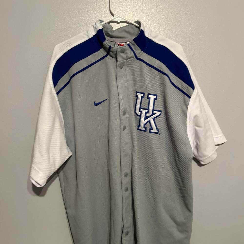 Vintage 90s Nike Team Kentucky Wildcats Warm Up Shooting Shirt Mens XXL